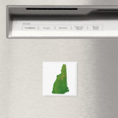 Aimant Carte du New Hampshire (In Situ (Lave-vaisselle))