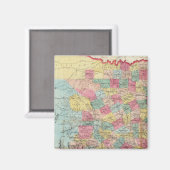 Aimant Carte du Texas de Cordova (Recto/Verso)