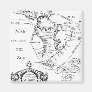 Aimant Carte du trésor de pirate