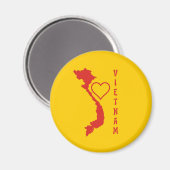 Aimant Carte du Vietnam (Recto/Verso)