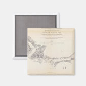 Aimant Carte et profil du Canada de las Uvas (Recto/Verso)