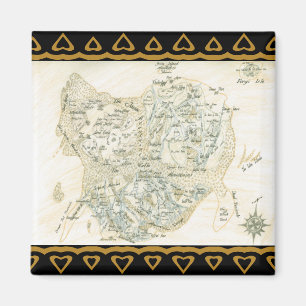 Aimant Carte étiquetée de Trino