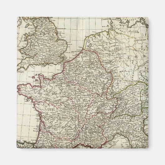 Aimant Carte européenne classique (Devant)