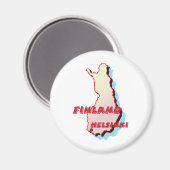 Aimant Carte Finlande (Recto/Verso)