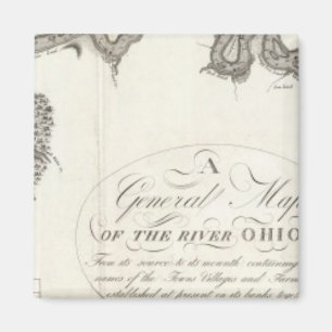 Aimant Carte Générale De L'Ohio