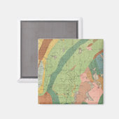 Aimant Carte géologique du New Hampshire 5 (Recto/Verso)