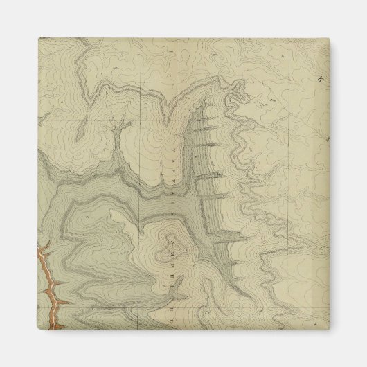 Aimant Carte Géologique Du Sud (Devant)