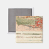 Aimant Carte géologique générale du district de Marquette (Recto/Verso)