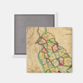 Aimant Carte Géorgie (Recto/Verso)