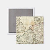 Aimant Carte gravée de l'Europe (Recto/Verso)