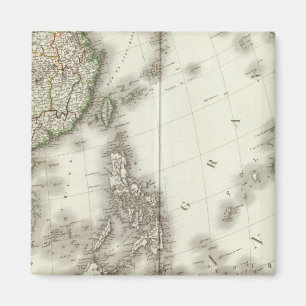 Aimant Carte gravée en Chine