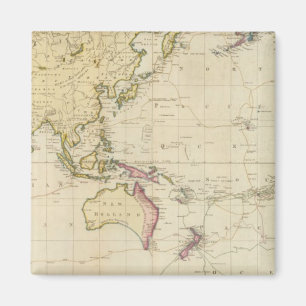 Aimant Carte historique du graphique général