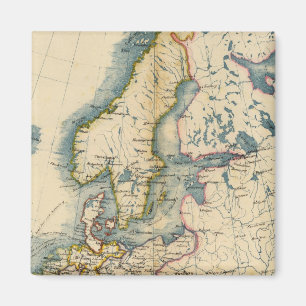 Aimant Carte industrielle commerciale de l'Europe