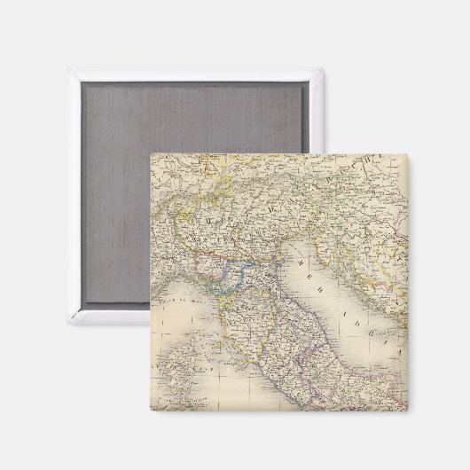 Aimant Carte Italie (Recto/Verso)