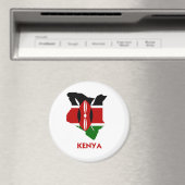 AIMANT CARTE KENYA (In Situ (Lave-vaisselle))