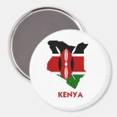 AIMANT CARTE KENYA (Recto/Verso)