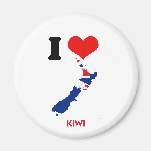 AIMANT CARTE KIWI (Devant)