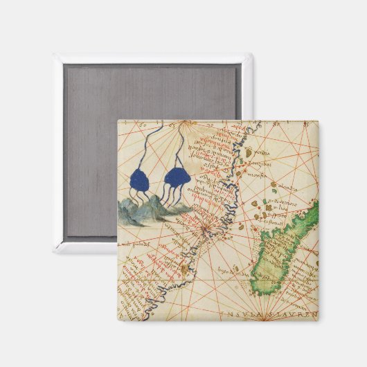 Aimant Carte Madagascar (Recto/Verso)