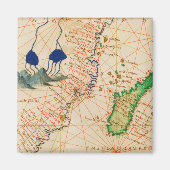 Aimant Carte Madagascar (Devant)