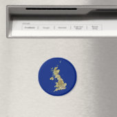 Aimant Carte magnétique du Royaume-Uni (In Situ (Lave-vaisselle))