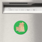 Aimant Carte mauritanienne (In Situ (Lave-vaisselle))