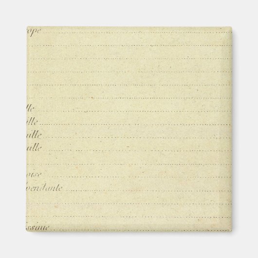 Aimant Carte moderne (Devant)