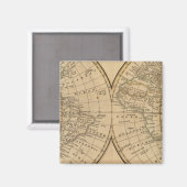 Aimant Carte mondiale 3 (Recto/Verso)