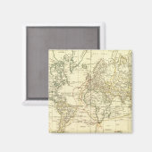Aimant Carte mondiale 5 (Recto/Verso)