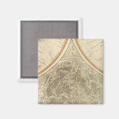 Aimant Carte mondiale de l'hémisphère sud (Recto/Verso)