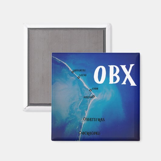 Aimant Carte OBX Sud (Recto/Verso)