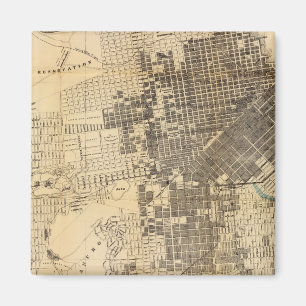 Aimant Carte officielle du Guide de Bancroft de San Franc