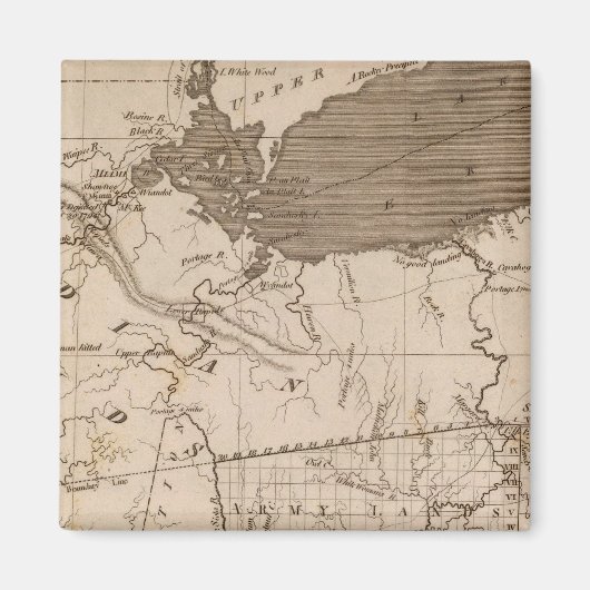Aimant Carte Ohio par Arrowsmith (Devant)