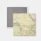 Aimant Carte physique de l'Afrique (Recto/Verso)