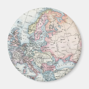 Aimant Carte politique de l'Europe (1916)