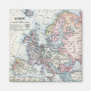 Aimant Carte politique de l'Europe (1916)