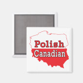 Aimant Carte polonaise (Recto/Verso)