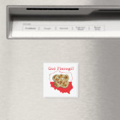 Aimant Carte polonaise Pierogi (In Situ (Lave-vaisselle))