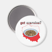 Aimant Carte Polonaise Tcharnina (Recto/Verso)