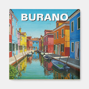 Aimant Carte postale Burano Italie