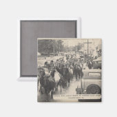 Aimant Carte postale Chincoteague Pony Vintage 1941 (Recto/Verso)