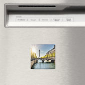 Aimant Carte postale de Paris (estParis7) (In Situ (Lave-vaisselle))