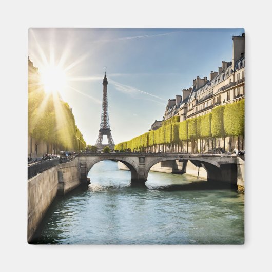 Aimant Carte postale de Paris (estParis7) (Devant)