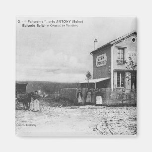 Aimant Carte postale dépeignant un "panorama" près