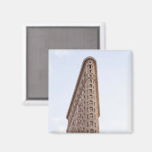 Aimant Carte postale du bâtiment Flatiron (Recto/Verso)