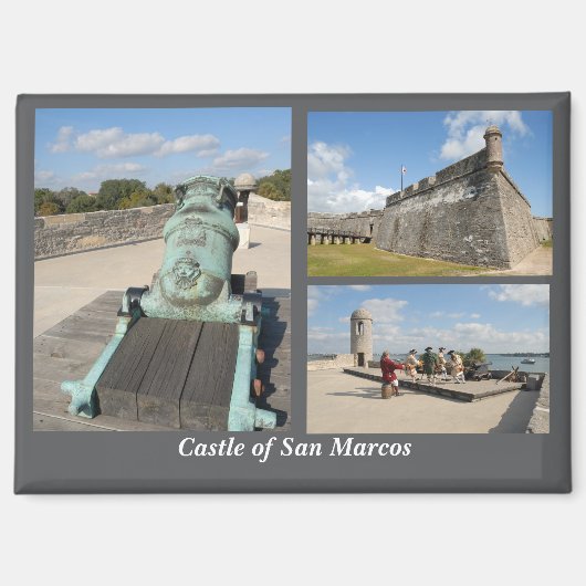 Aimant Carte postale du Castillo de San Marcos (Recto)