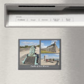 Aimant Carte postale du Castillo de San Marcos (In Situ (Lave-vaisselle))