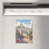 Aimant Carte postale Paris Montmartre (In Situ (Lave-vaisselle))