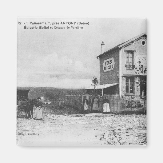 Aimant Carte postale représentant un "Panorama" près d'An (Devant)
