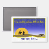 Aimant Carte postale Solennel (Recto/Verso)