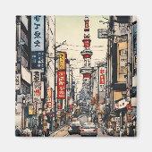 Aimant Carte postale Tokyo (2) (Devant)